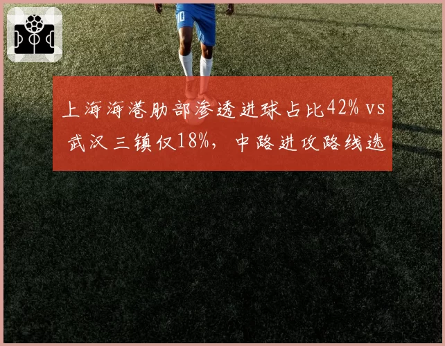 上海海港肋部渗透进球占比42% vs 武汉三镇仅18%,中路进攻路线选择大不同