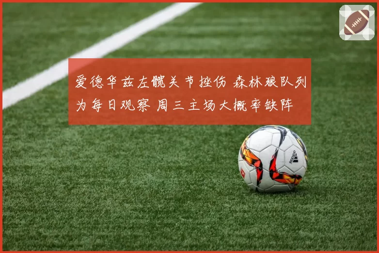 爱德华兹左髋关节挫伤 森林狼队列为每日观察 周三主场大概率缺阵